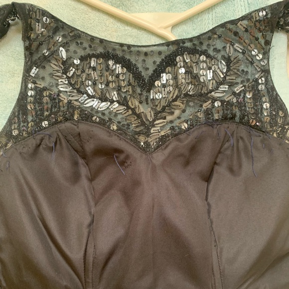 Milano Formals 2 Piece Black Dress - Picture 8 of 8